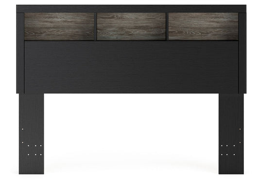 Broachmyn - Lighted Bookcase Headboard