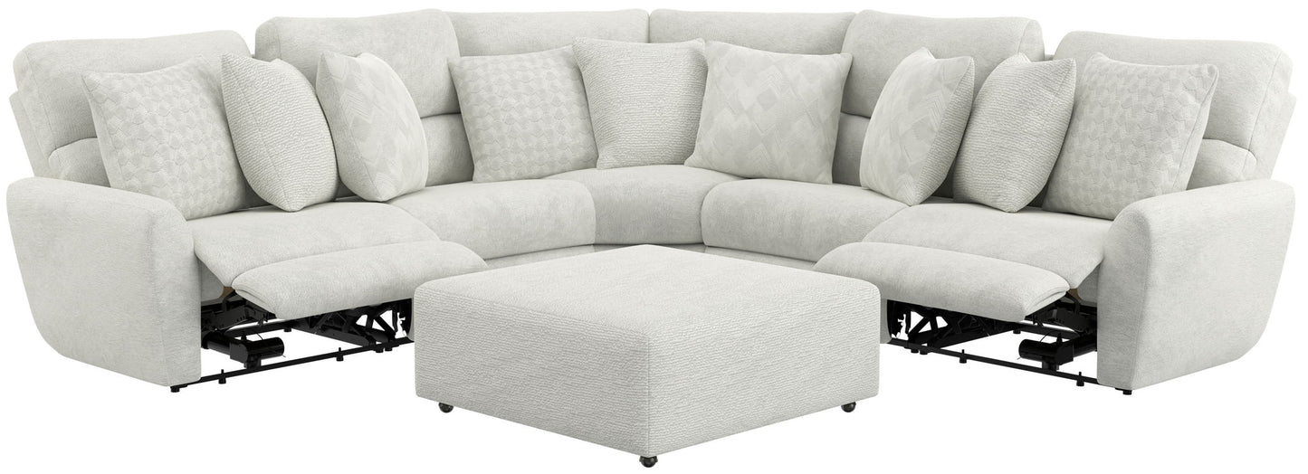 Majesty - Deep Seating Power Reclining Sectional And Ottoman