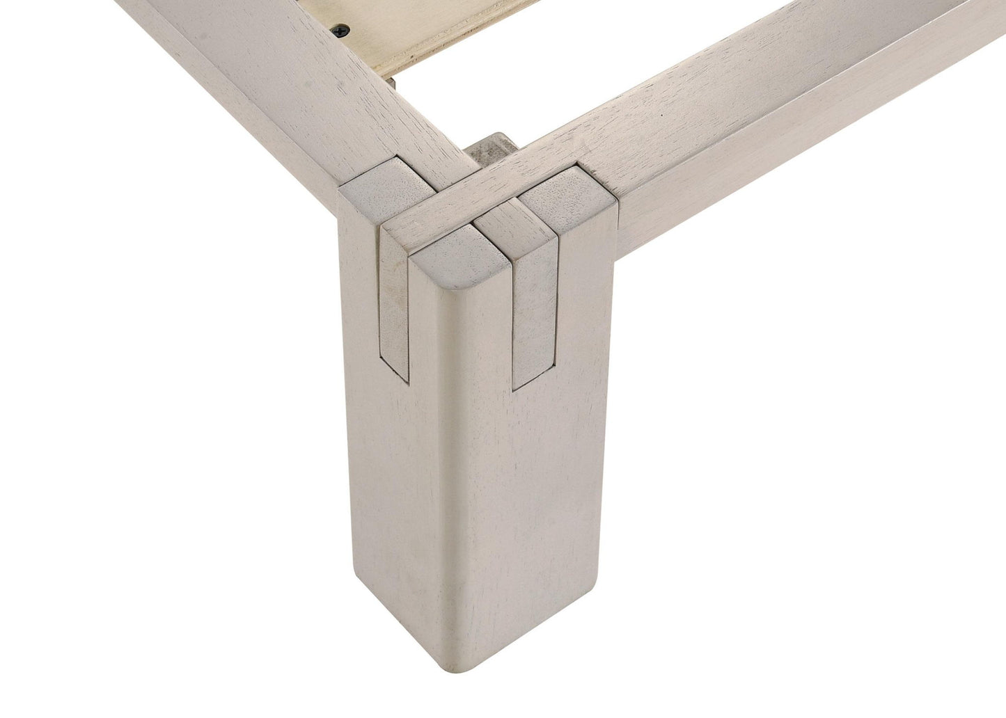 Gislen Full Easy Assembly Wood Platform Bed White