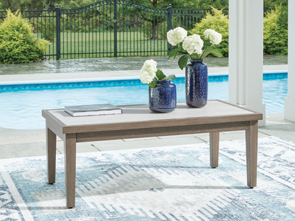 Rainier Ranch - Rectangular Cocktail Table - Brown / Beige