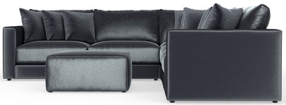 Remington - Modular Sofa And Cocktail Ottoman - Slate