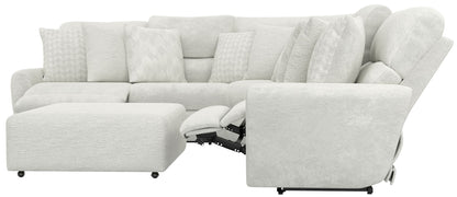 Majesty - Deep Seating Power Reclining Sectional And Ottoman