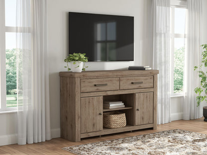 Garistyn - TV Stand With Fireplace Option