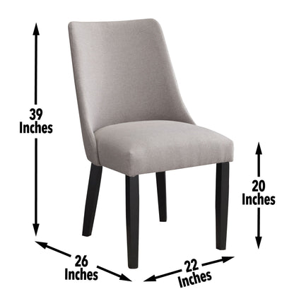 Xena - Upholstered Side Chair - Gray