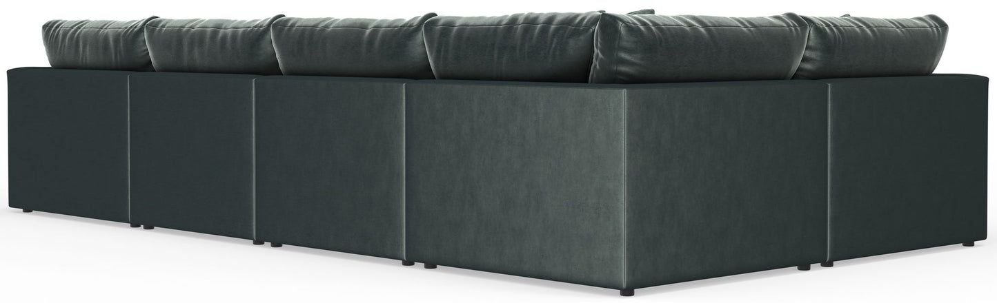 Remington - Modular Sofa And Cocktail Ottoman - Pine
