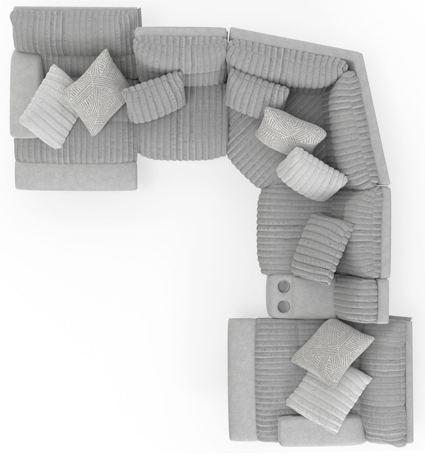 Abraxas - 6 Piece Reclining Sectional