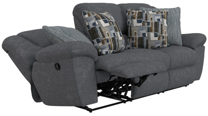 Trifecta - Sofa With 3 Recliners and Drop Down Table
