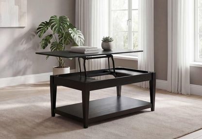 Lindenton Lift-Top Occasional Cocktail Coffee Table Black