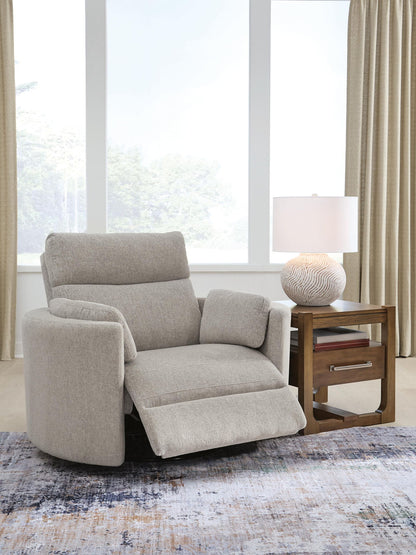 ModMax Luxe - Swivel Glider Power Recliner - Flint
