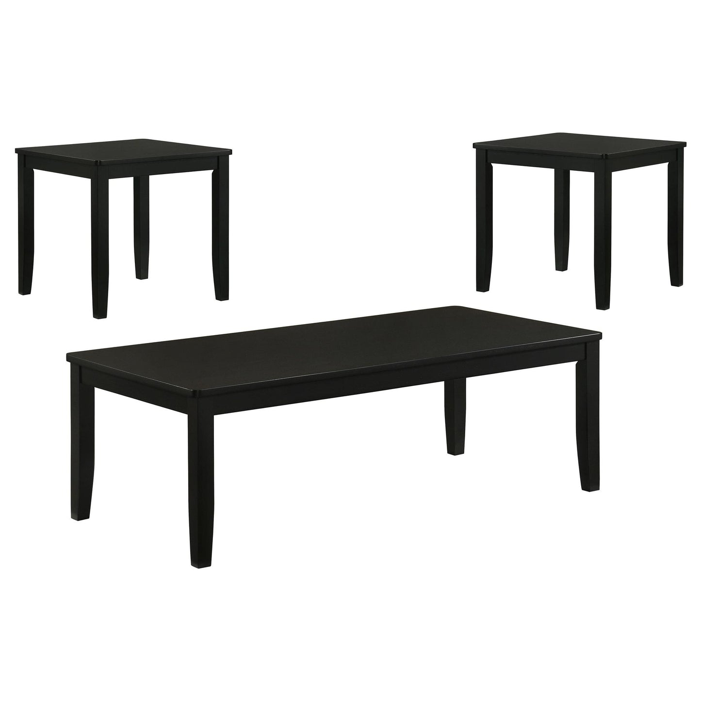 HP0426 Coffee Table 3 Pc Set Black