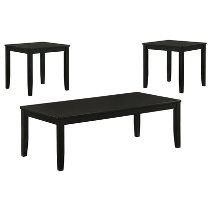 HP0426 Coffee Table 3 Pc Set Black