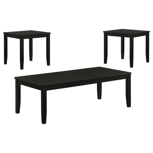 HP0426 Coffee Table 3 Pc Set Black