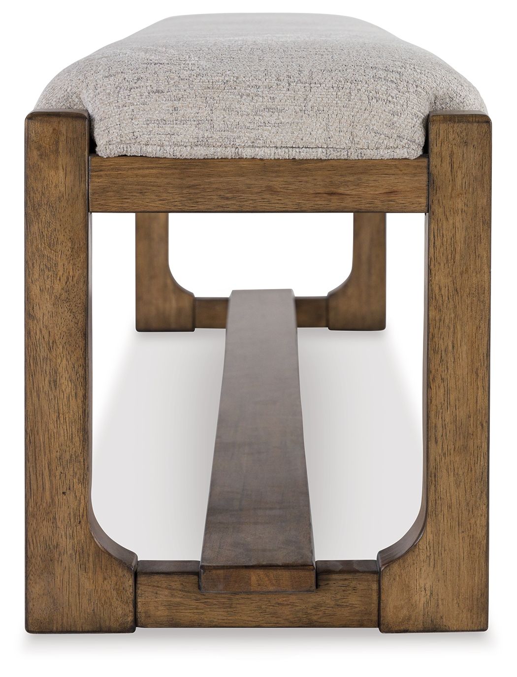 Cabalynn - Large Uph Dining Room Bench - Oatmeal / Light Brown