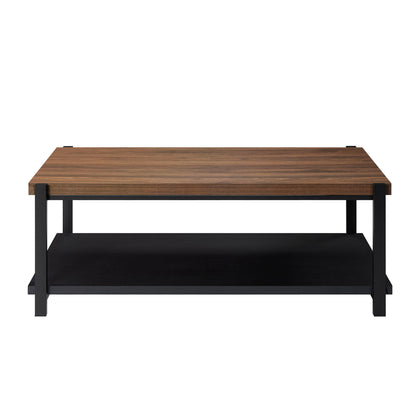 Linea - 3 Piece Occasional Set (1 Coffee & 2 End Tables) - Black / Brown