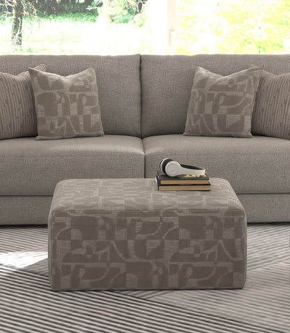 Zeke - Cocktail Ottoman - Cloud