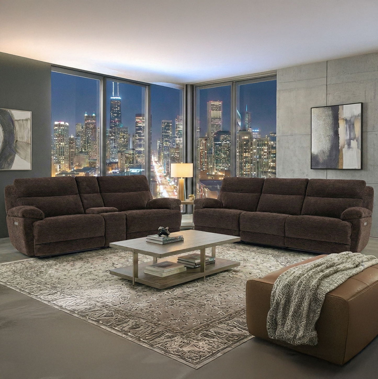 Gatlin - Dual-Power Reclining Sofa & Loveseat