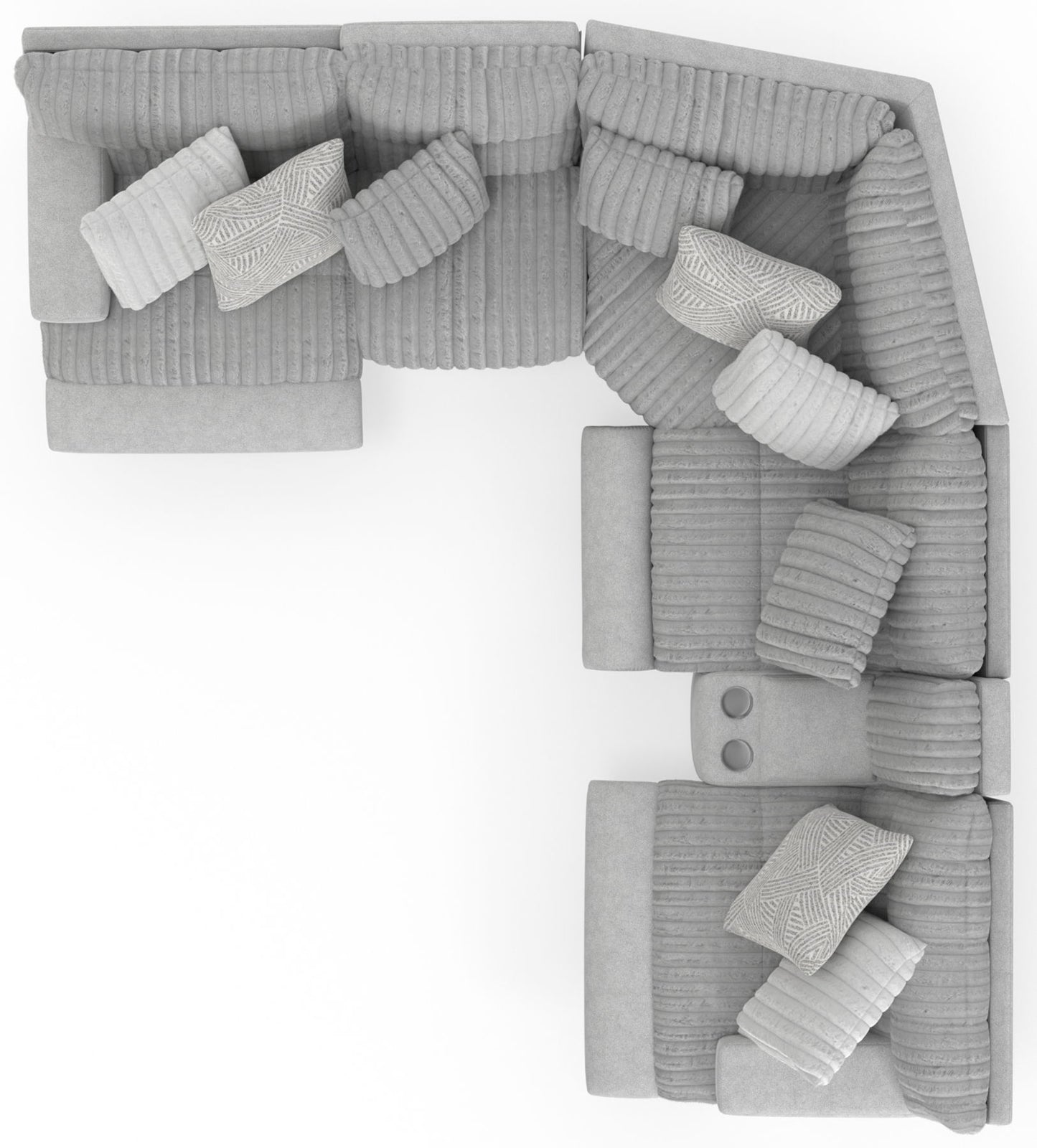 Abraxas - 6 Piece Reclining Sectional