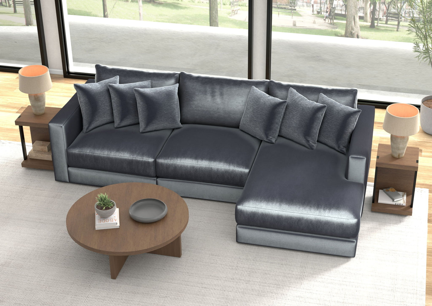 Remington - Modular Sofa - Slate