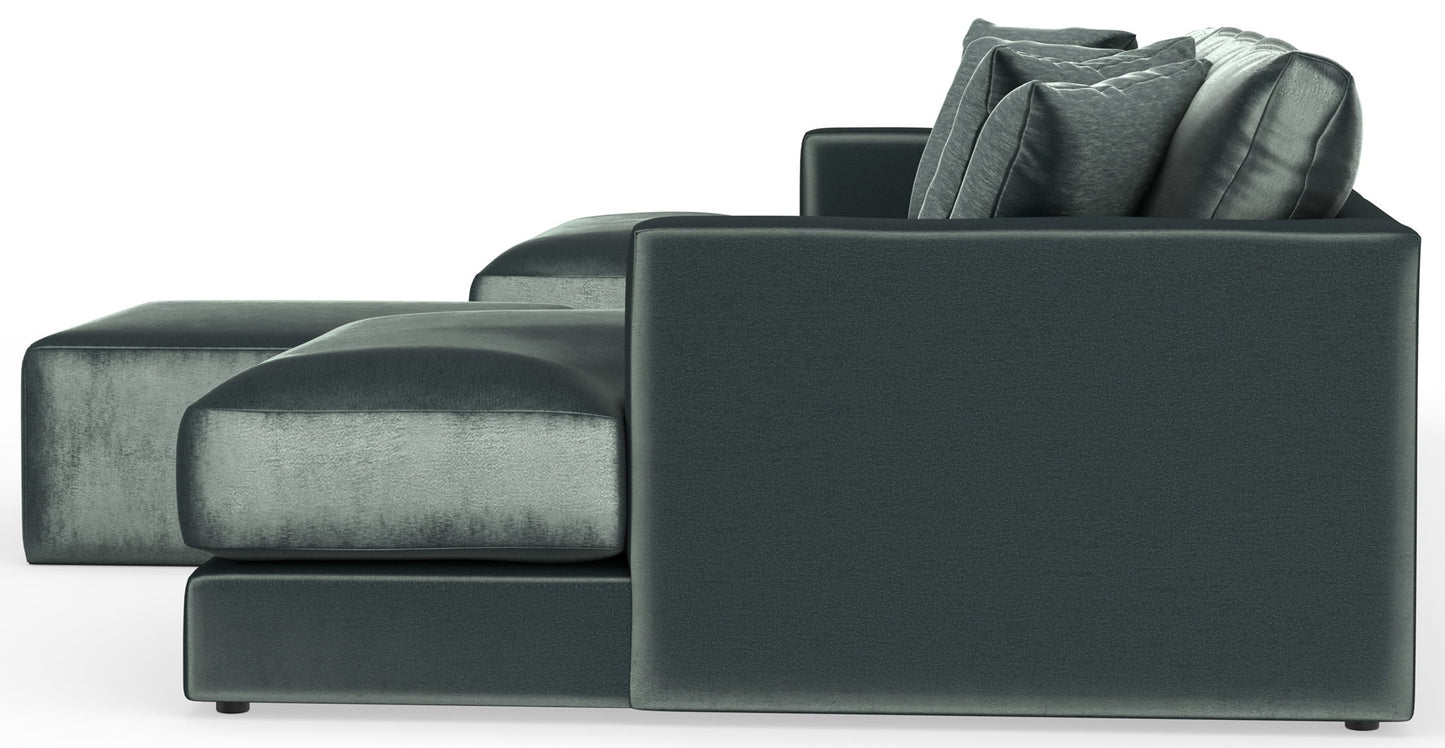 Remington - Modular Sofa And Cocktail Ottoman - Pine