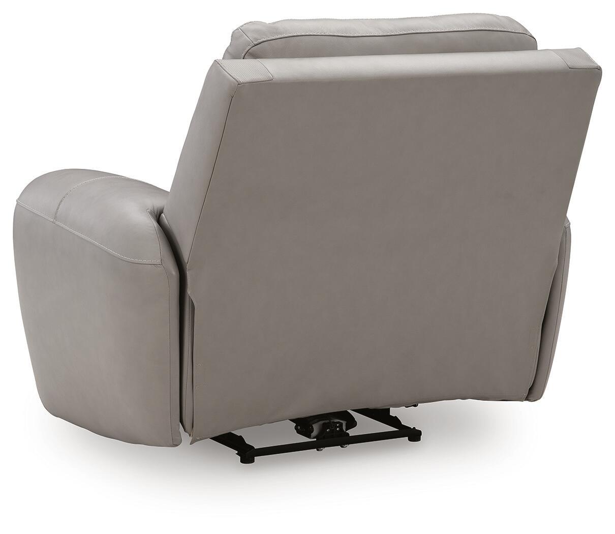 Real Moments - Power Recliner With Audio Seating - Ash