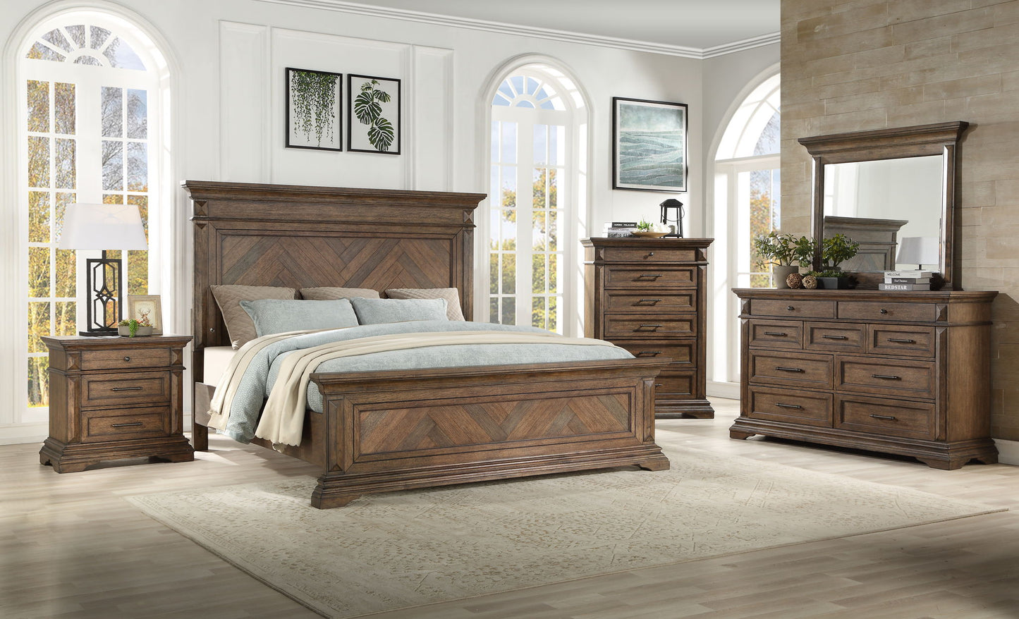 Mar Vista - Swivel Lingerie Chest With Mirror - Walnut