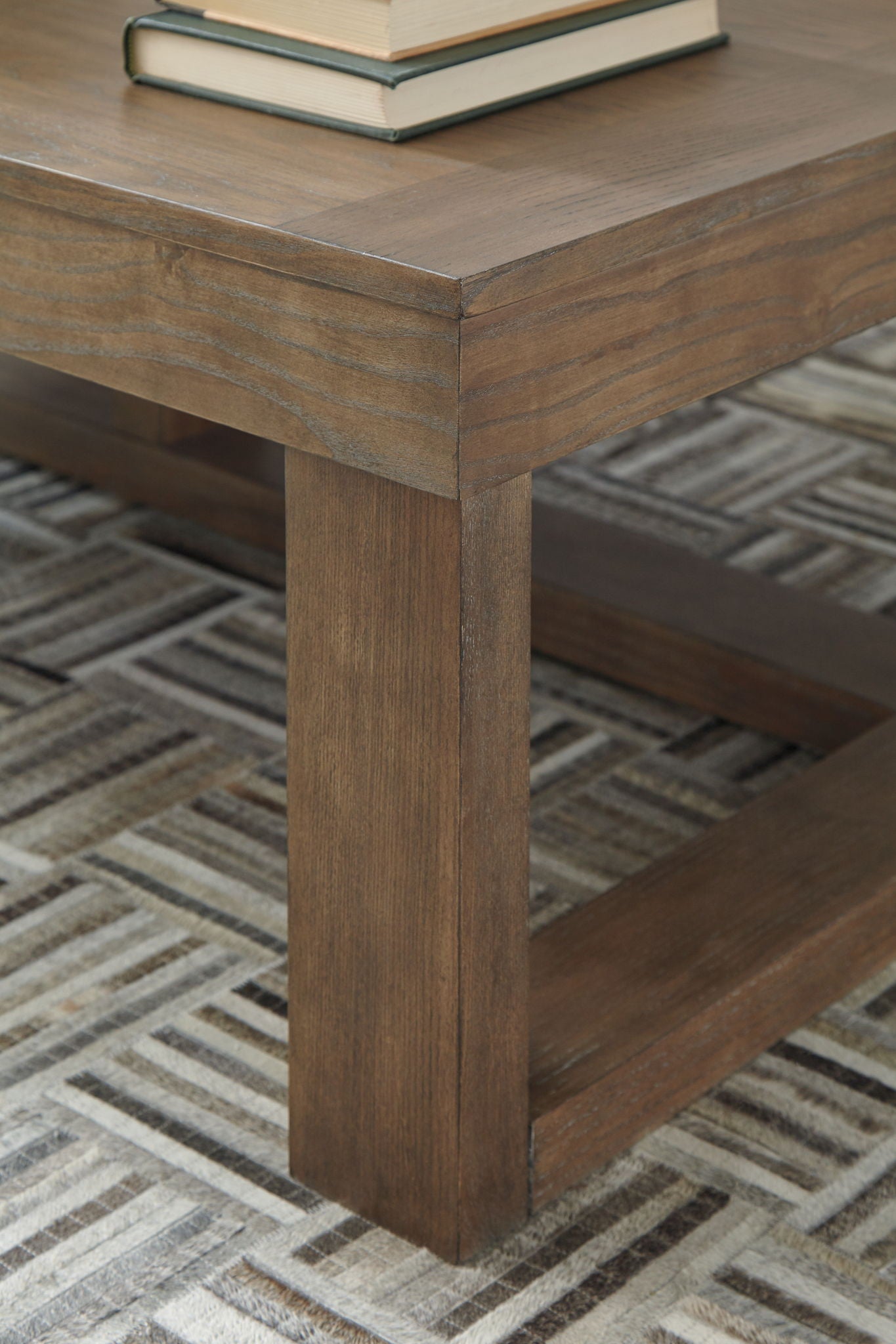 Cariton - Rectangular Cocktail Table - Gray