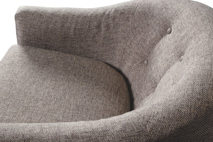 Upshur - Swivel Glider Accent Chair - Taupe