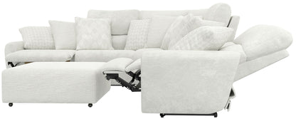 Majesty - Deep Seating Power Reclining Sectional And Ottoman
