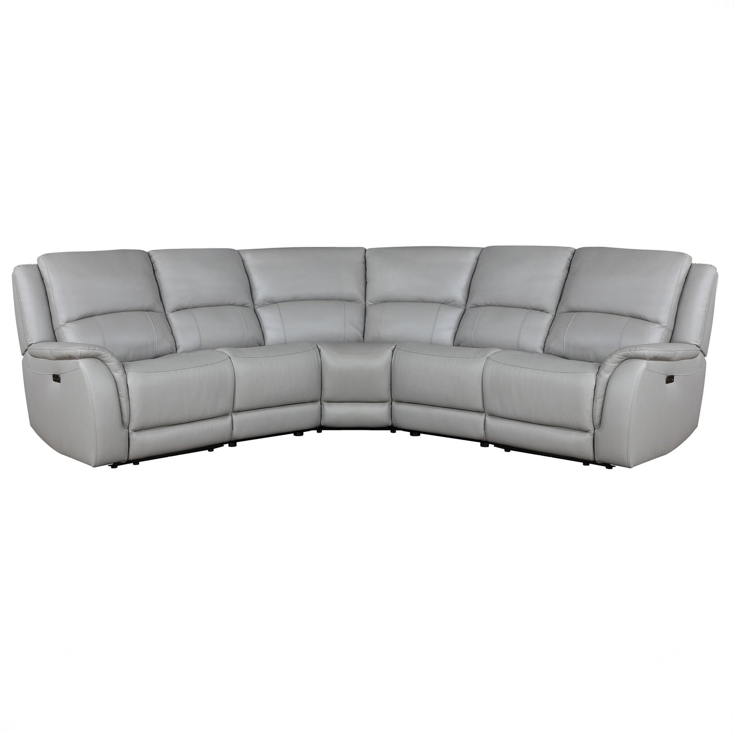 Alexandria - Leather Power Sectional