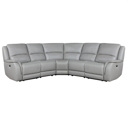 Alexandria - Leather Power Sectional