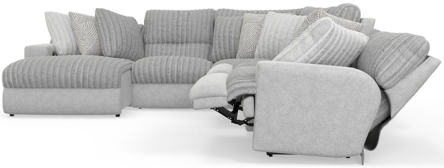 Abraxas - 6 Piece Reclining Sectional