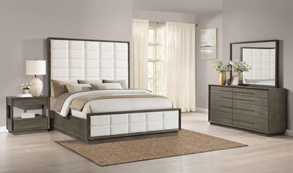 Durango 4-piece Eastern King Bedroom Set Taupe Oak