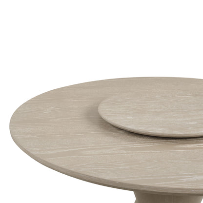 Gwendolyn - Round Table Top And Base - Beige