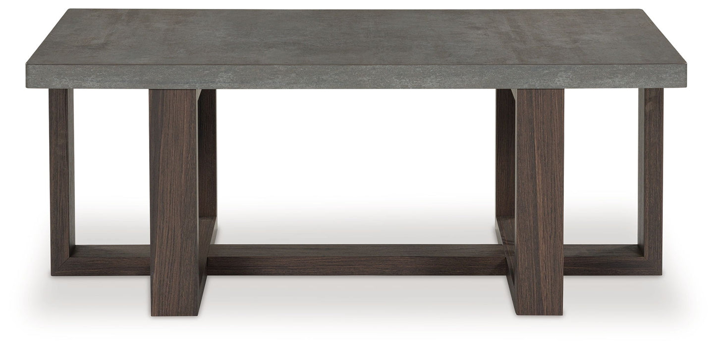 Dynnford - Occasional Table Set (Set of 3) - Gray / Brown