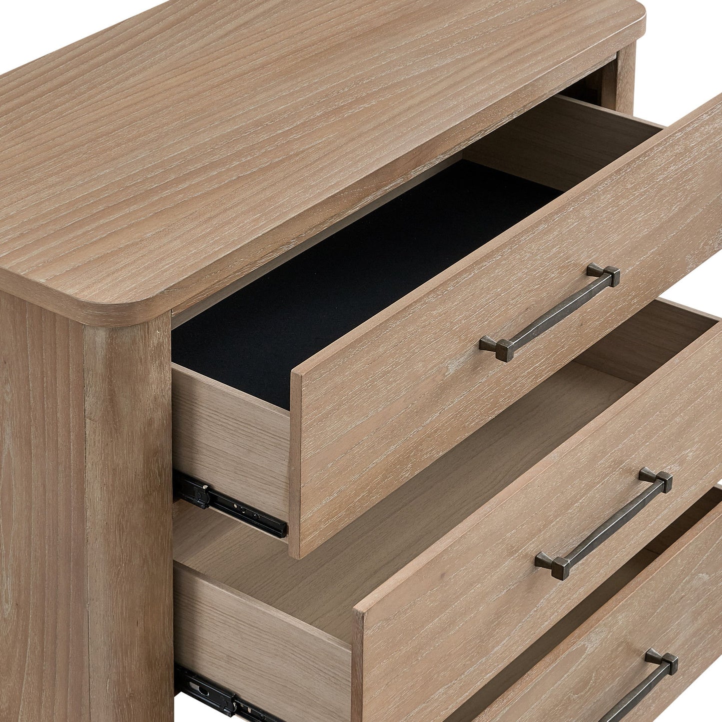 Anika - 5 Drawer Chest - Natural / Brown
