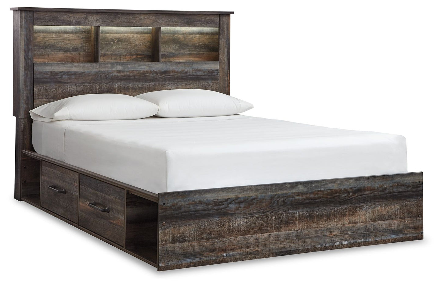Drystan - Panel Bookcase Bed