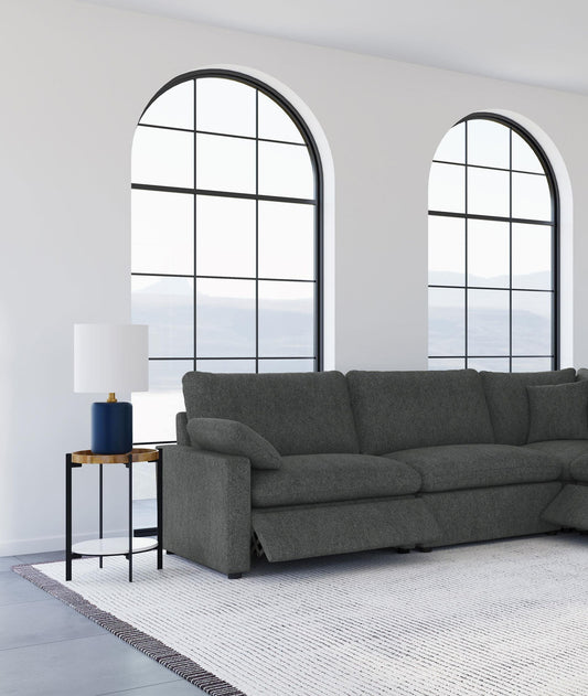 Collins Modular LAF Power Recliner Dark Grey