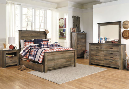 Trinell - Panel Bed