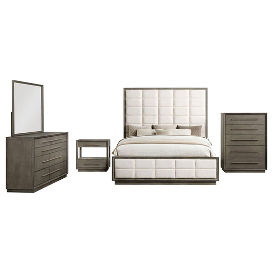 Durango 5-piece Queen Bedroom Set Taupe Oak