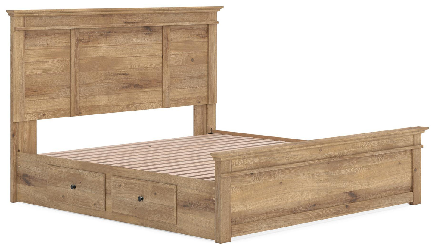 Makidern - Panel Storage Bed