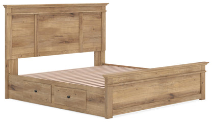 Makidern - Panel Storage Bed