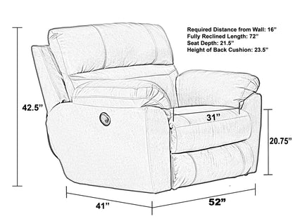 Costa - Lay Flat Recliner