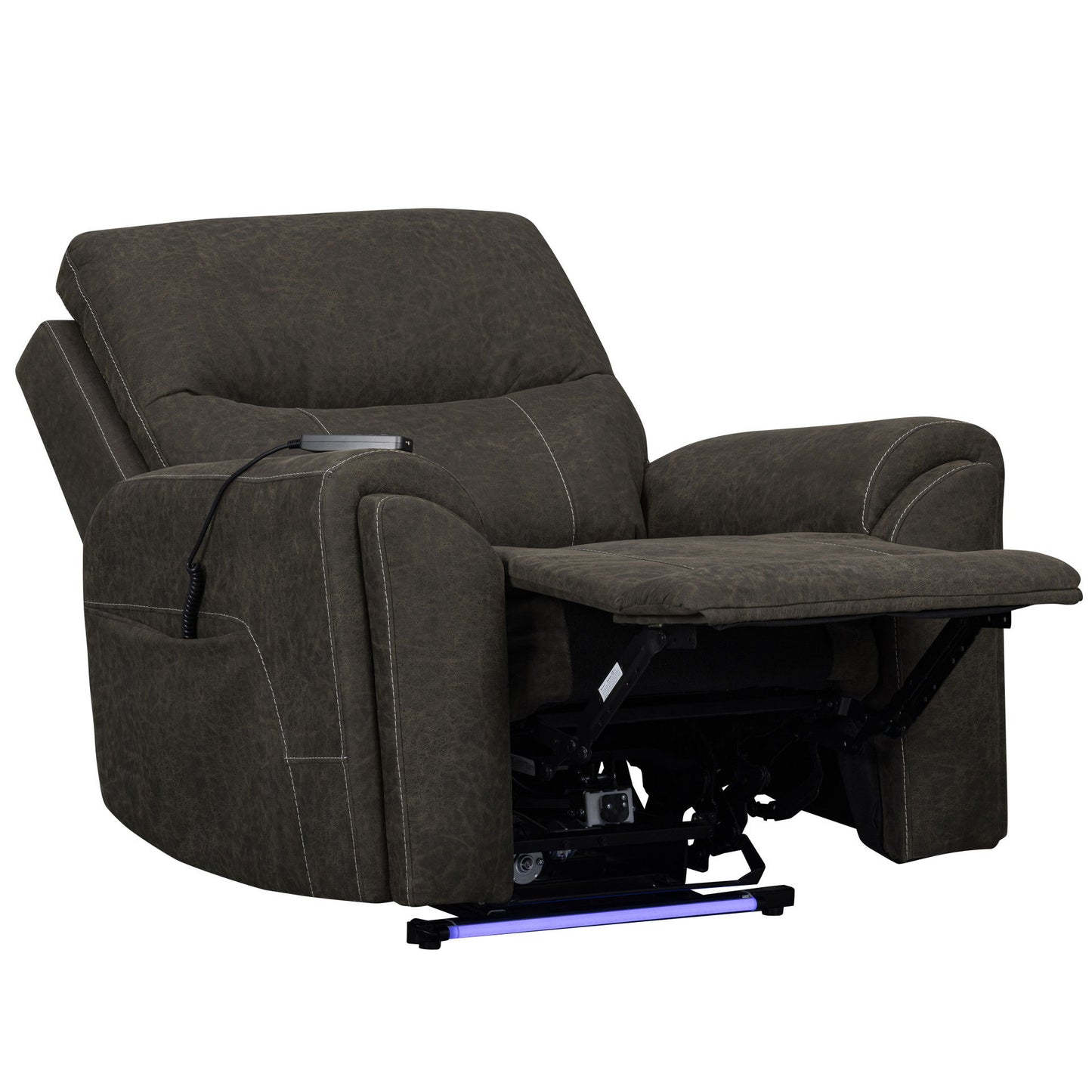 Gaia - Auto Glider Recliner With Power Headrest & Footrest