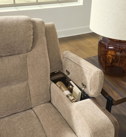 Mixed Motion - Power Recliner With Adjustable Headrest