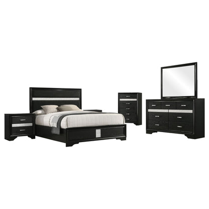 Miranda 5-piece Eastern King Bedroom Set White