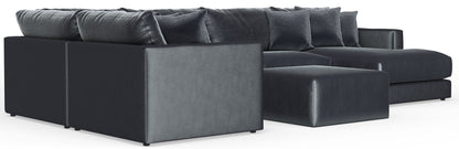 Remington - Modular Sofa And Cocktail Ottoman - Slate