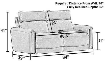 Nico - Power Headrest Reclining Sofa