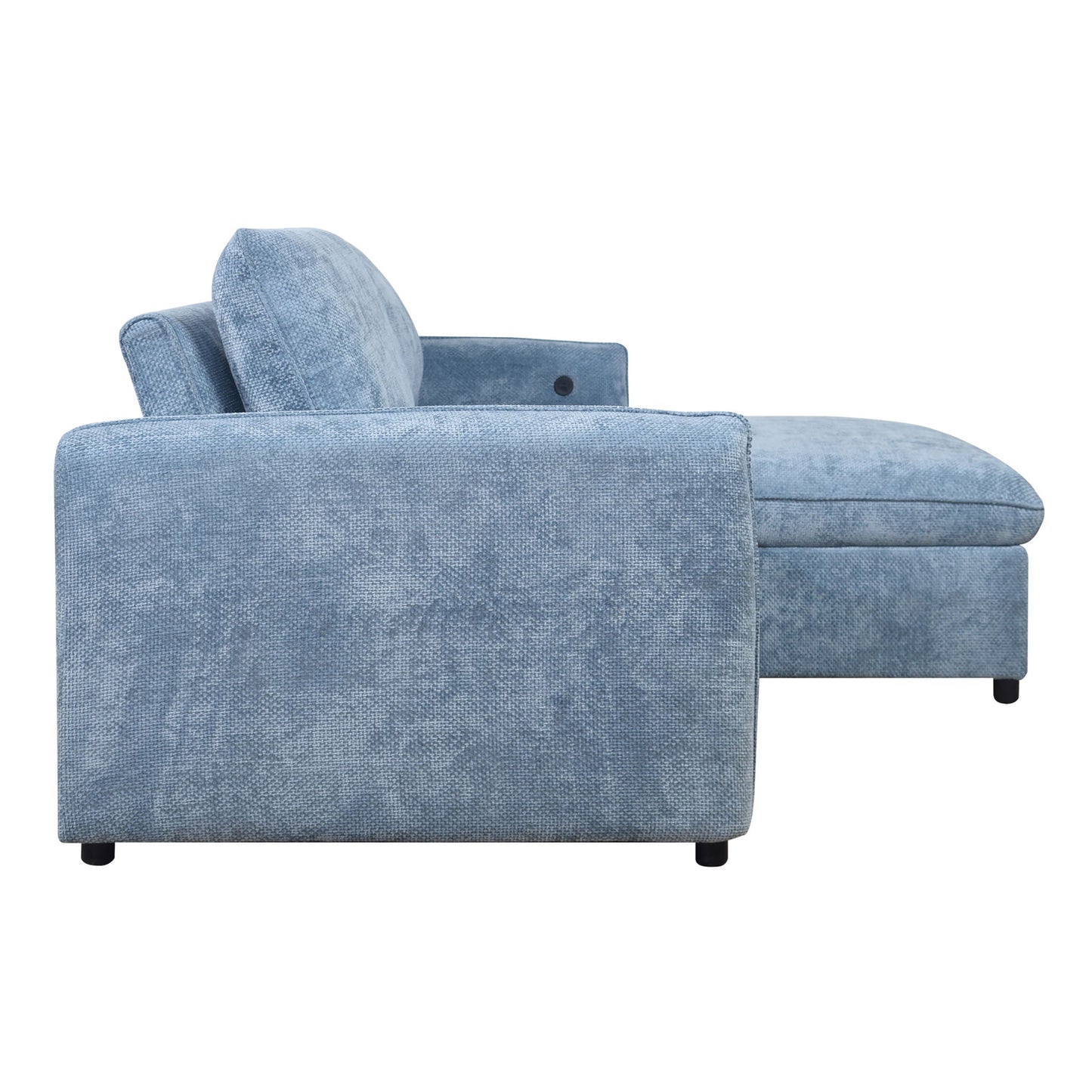 Finn - 2 Piece Sectional (LAF Sofa/Chaise) - Blue