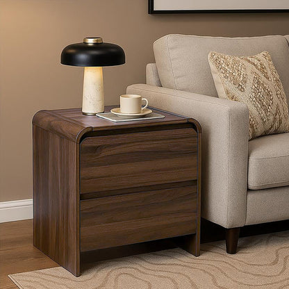 Mara - Two Drawer End Table / Bedside Table