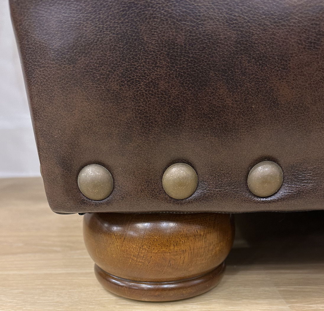 Roberto - Leather Chair - Cocoa